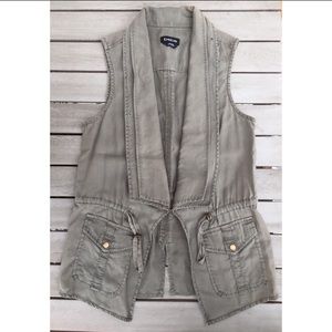 Bebe Olive Vest